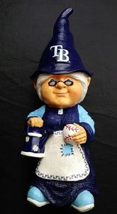 Tampa Bay Rays Mrs. MLB Gnome Forever Collectibles